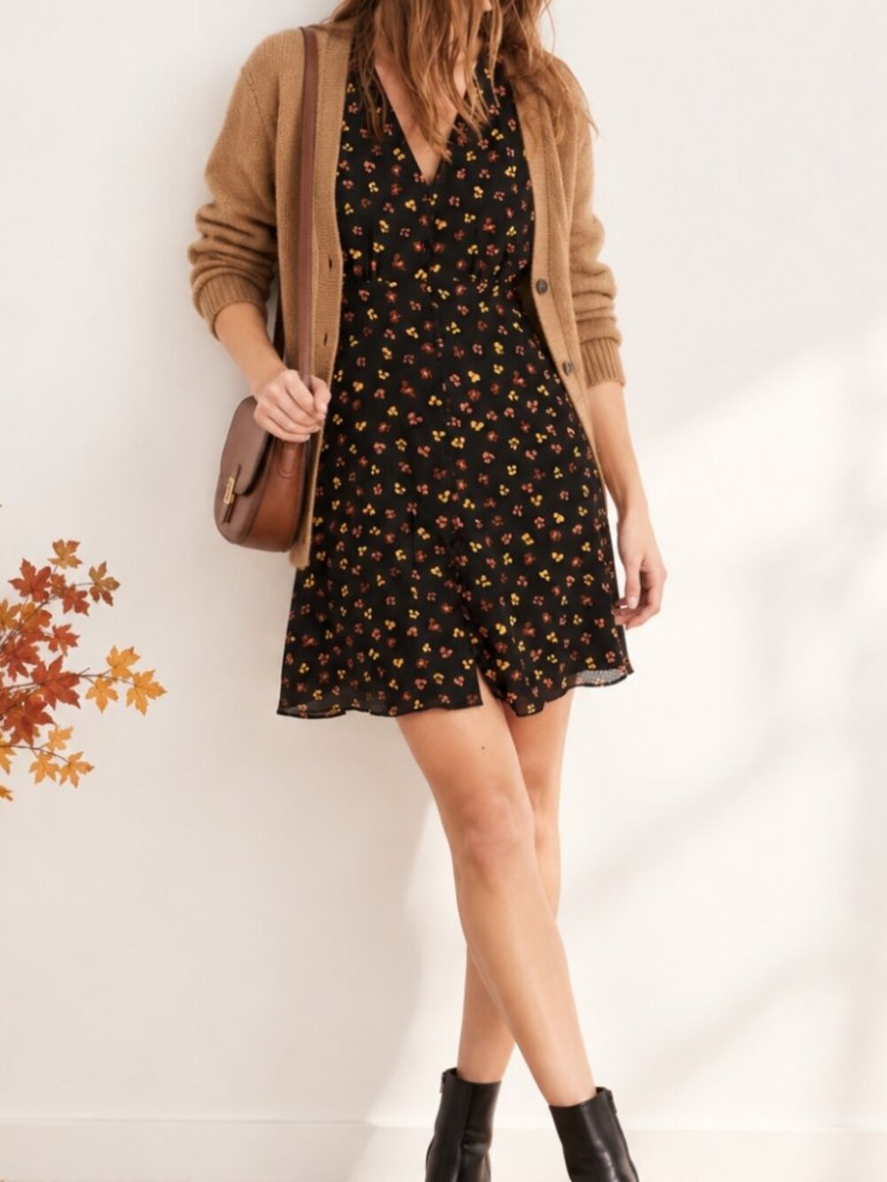 MADEWELL Lined Silk Floral Dress – Size 4 – New Without Tags